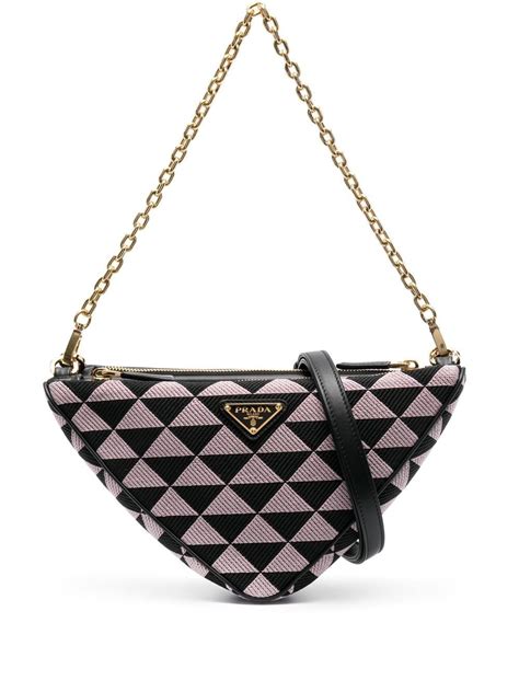 prada triangle diamond bag|prada triangle crossbody bag.